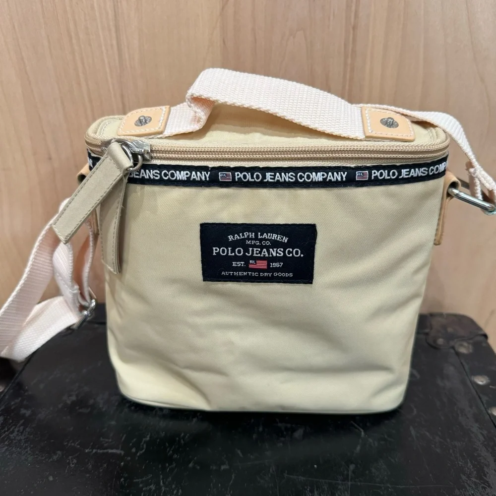 Ralph Lauren Polo Jeans Blue Label Crossbody Bag Small Shoulder bag Y2k Vintage - Picture 2 of 15